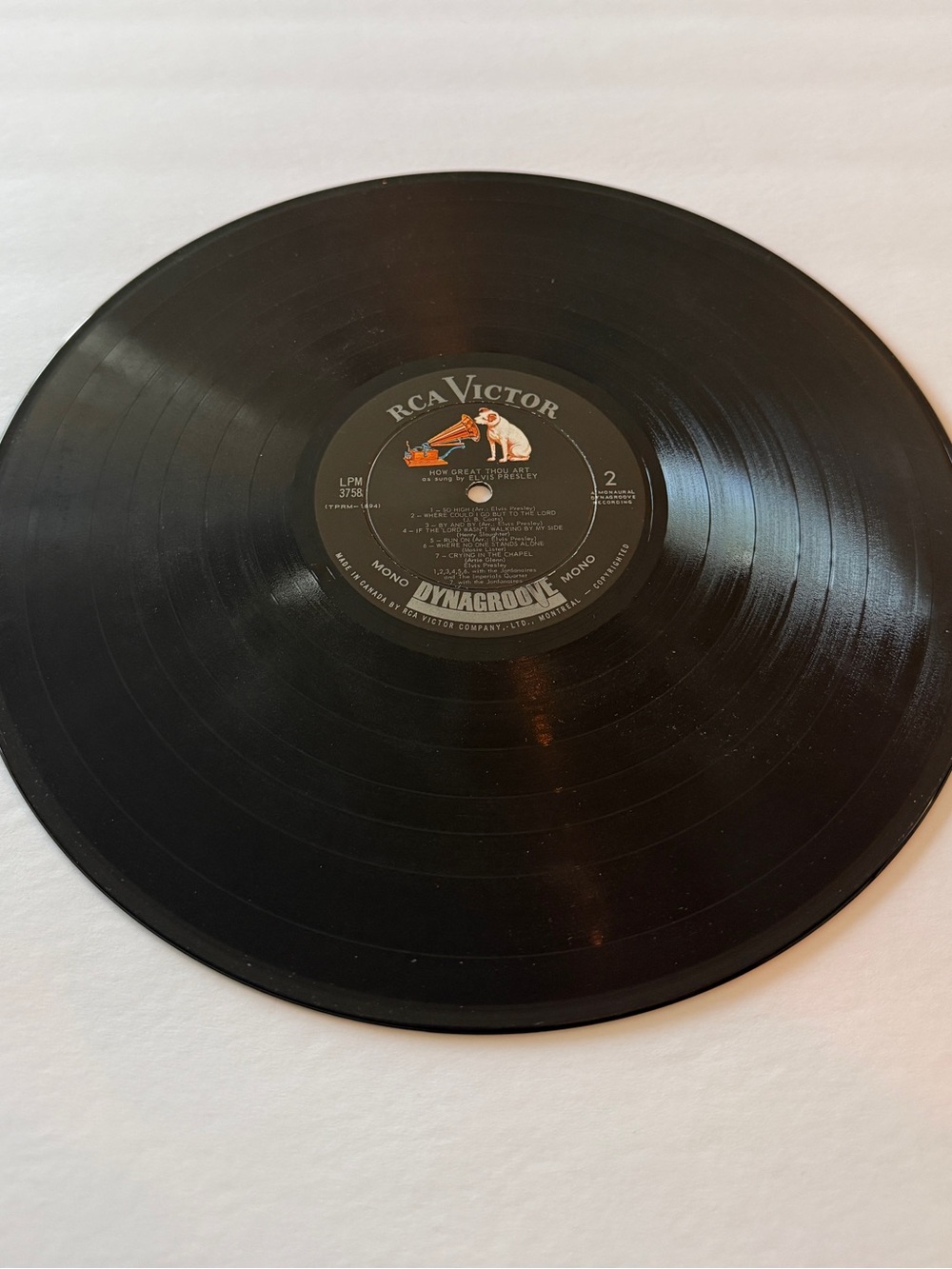 Any 3 for $50-Elvis 'How Great Thou Art' Vintage Album Art Print - Blue - Picture 4 of 4